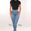 Parker Jeans Blue Denim High Waist Skinny Jeans