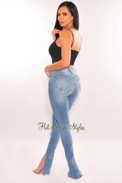 HERA COLLECTION Black Ribbed Spaghetti Straps Lace Up Crop Top Just In