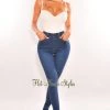 Parker Jeans Just In Dark Denim High Waist Skinny Jeans
