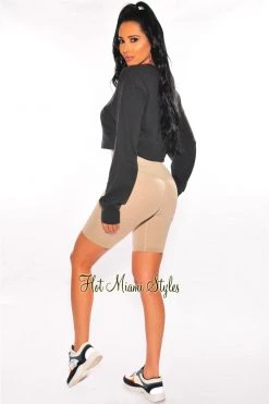 Vendor-unknown Just In HMS Lounge: Vintage Black Long Sleeves Sweatshirt