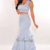 Vendor-unknown Just In Baby Blue Smocked Ruffle Maxi Skirt Two Piece Set