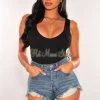 Vendor-unknown Just In Denim Button Up Frayed Hem High Waist Shorts