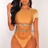 Vendor-unknown Just In Champagne Diamond Cut Out Crop Top Bikini
