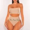 Sole Mio (set) Nude Bandage Bandeau Panty Two Piece Undergarment Set
