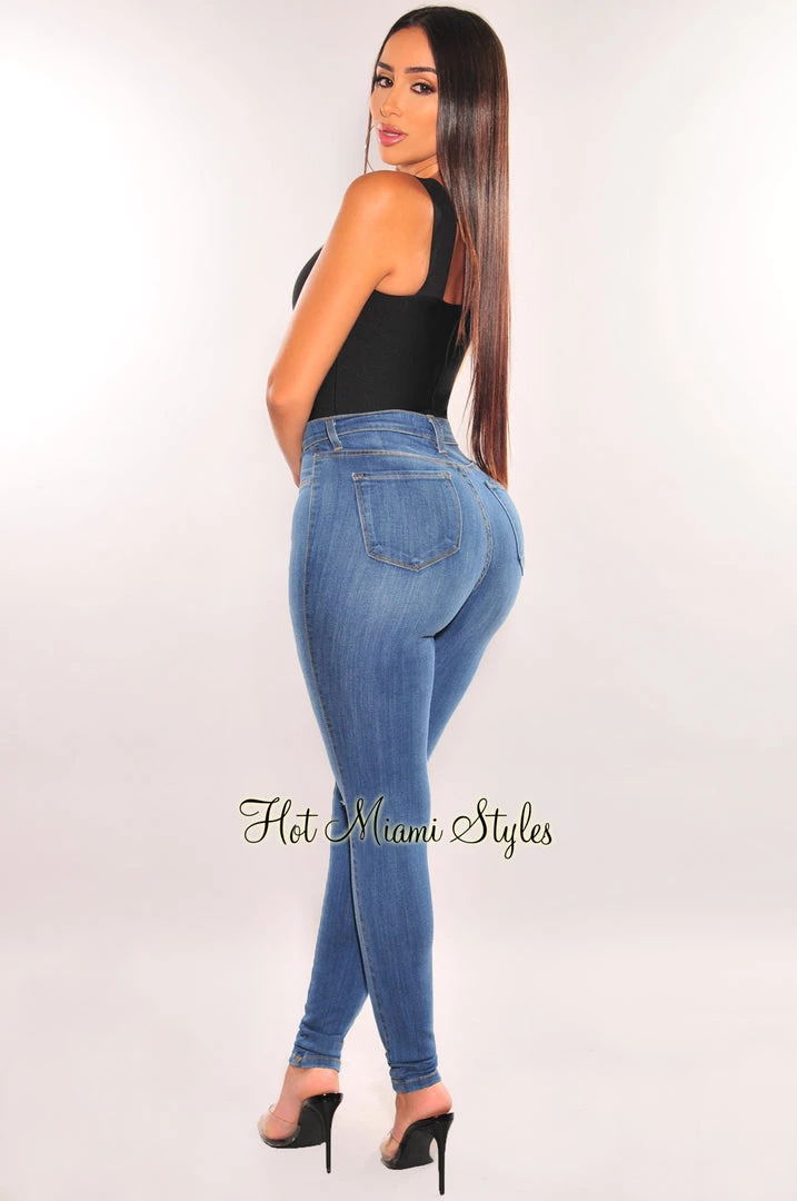 Glamazon Just In Black Square Neck Straps Bandage Bodysuit